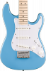 Squier Mini Stratocaster Maple Fingerboard White Pickguard California Blue